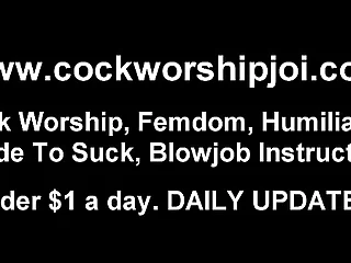 You derriere ingratiate oneself with regard to your cock sucking skills with regard to me JOI